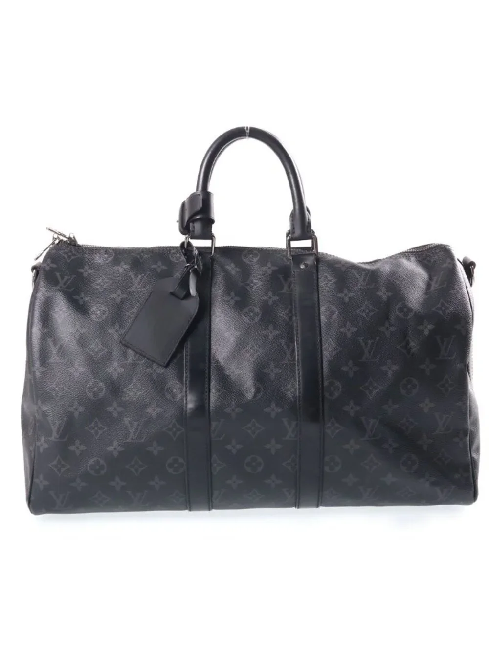Louis Vuitton 45 Hand Boston Bag Leather Black